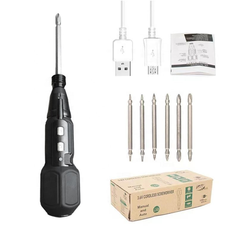 Cordless 3.6V Electric Li-Ion Screwdriver